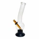 Мини-кальян-бонг Hukka стеклянный 31 см Classic Clear - изображение 1