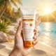 SPF 50+ Мінеральний матуючий сонцезахисний гель з оксидом цинку для чутливої шкіри La Shield Fisico SPF50+ PA+++ UVA-UVB Matte Sunscreen Gel 50 г | Glenmark - изображение 2