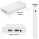 Корпус портативна зарядка Power Bank 7×18650 PD/QC з DC 5В/9В/12В білий - зображення 4