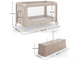 Кровать-манеж Leody Up, Kinderkraft (Beige), 00-00305403 (KCLEODUPBEG0000) - изображение 2