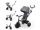 Триколісний велосипед Aston 2 Plus, Kinderkraft (Grey) - зображення 1