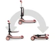 Самокат дитячий триколісний Halley 2 Rose Pink, Kinderkraft (рожевий), 00-00305406 (KRHALL02PNK0000) - зображення 2