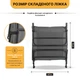Складная кровать LEOBRO со встроенным матрасом Grey (LB-FB-M1-GRY) - изображение 11