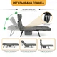 Складная кровать LEOBRO со встроенным матрасом Grey (LB-FB-M1-GRY) - изображение 12