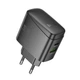 Зарядний пристрій Hoco CS63A (1USB / 1USB-Type C) (PD65W/QC GAN) (колір чорний) - изображение 2