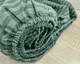 Простирадло на резинці LARA бязь-страйп Green dp11225 160х200х25 - зображення 6
