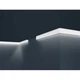 Плинтус потолочный Marbet LUX E-44 32*20 мм 2 м - изображение 1
