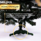 Искусственная елка 1,3 м ПВХ с заснеженными кончиками для дома 191 веточка GL-5025 - изображение 5