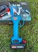 Секатор акумуляторний Krafftec 42V 4AH професійний електричний секатор портативний для обрізки гілок з довгим часом роботи та зручною рукояткою - изображение 3