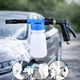 Пістолет розпилювач для миття автомобіля Car Wash Rocket 15 МПа мінімийка для авто піноутворювач з насадкою для садового шланга білий для саду та автомобіля - изображение 7