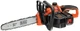 Пила ланцюгова Black+Decker акумуляторна 36 В 2.5 А·год шина 30 см GKC3630L20-QW - зображення 1