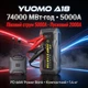 Пускозарядное устройство Бустер для авто YUOMO A18 74000mWh 5000A PD 66W — портативний JUMP STARTER + Power Bank з кейсом - изображение 1