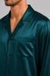 Чоловіча шовкова піжама BOBRAND “Green Night” - 2XL - изображение 4