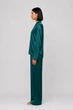 Жіноча шовкова піжама BOBRAND “Green Night” - L - изображение 5