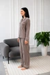 Тепла жіноча піжама BOBRAND на ґудзиках зі штанами - 2XL - зображення 4