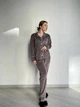 Тепла жіноча піжама BOBRAND на ґудзиках зі штанами - 2XL - зображення 5