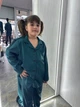 Дитяча піжама BOBRAND сорочка штани в зеленому кольорі - 146-152 - изображение 2
