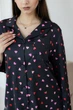Жіноча шовкова піжама BOBRAND “Pink Hearts” - M - изображение 4