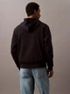 Худі на флісі утеплене чоловіче Calvin Klein 215894664 M Чорне (1159862986) - зображення 2
