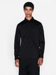 Рубашка хлопковая мужская Armani Exchange 374344026 2XL Черная (1159863459) - изображение 1