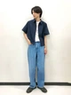 Джинсы широкие мужские Uniqlo 410047 35 Синие (1159863816) - изображение 5