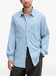 Рубашка хлопковая мужская Armani Exchange 79267372 XL Голубая (1159863581) - изображение 1