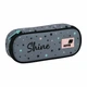 Пенал Kite Shine "Зірки" 22х8.5х4.5 см 1 відділення з внутрішньою кишенею + органайзер прямокутний на блискавці сірий (K26-599-11) - зображення 1