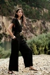 Довгий комбінезон з льону Zara 8570/389 - L - изображение 2