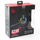 Гарнітура ігрова A4Tech Bloody G230 з LED підсвічуванням, чорний колір, USB - изображение 10
