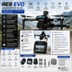Квадрокоптер AE8 EVO 4K GPS дрон з пультом з екраном 4.5" 25 хв польоту 5G WiFi FPV безщітковий дрон з камерою для зйомки з сумкою - зображення 10