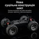 Машинка на радиоуправлении KFPLAN KF11 1:16 – монстр-трак 4WD, до 40 км/ч внедорожник джип, полный привод + 1 аккумулятор - изображение 15
