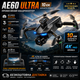 Квадрокоптер AE60 Ultra 4K GPS FPV, дрон до 10 км, 3-осевой подвес, пульт с экраном, профессиональный бесщеточный дрон для съемки. - изображение 9