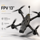 FPV дрон KLESM 13" LR квадрокоптер, FPV 5.8 ГГц, HD/аналог, прочная рама карбон, Нагрузка 7 кг - изображение 8