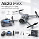 Квадрокоптер AE20 MAX GPS з камерою 4K, пультом з екраном 4.5", FPV 5G Wi-Fi, GPS дрон, Optical Flow, Follow Me, автоповернення, складаний квадрокоптер - изображение 1