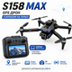 Квадрокоптер S158 MAX с GPS, экраном на пульте, FPV камерой, обходом препятствий, до 2000 м, до 18 мин полета - изображение 10