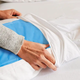 Охолоджувальна подушка Comfortable Cooling Ice Pillow, Синя - зображення 4