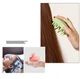 Щетка-массажер для мытья головы силиконовая, розовая NaniBeauty - изображение 6