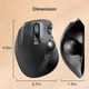 Проводная трекбольная мышь ELECOM EX-G / USB / 1500 DPI / 6 кнопок / Черная (102022038) - Б/У - изображение 8