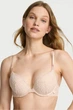 Бюстгальтер push-up Victoria's Secret 80B Бежевый (145792) - изображение 1