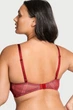 Комплект белья: бюстгальтер push-up и трусики стринг Victoria's Secret 75A/S Красный (148079) - изображение 3