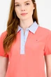 Однотонна футболка-поло Tommy Hilfiger 48(XL) Рожевий (148078) - зображення 3