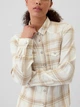 Рубашка женская Gap 235736808 XL Бежевая/Молочная (1159863866) - изображение 3