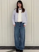 Рубашка женская Uniqlo 491596349 XS Голубая (1159863620) - изображение 16