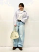 Рубашка женская Uniqlo 491596349 XS Голубая (1159863620) - изображение 18