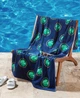 Рушник бавовняний Lacoste пляжний 92х183 см Синій (1159863295) - зображення 3