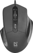 Мышь Defender Datum MB-347, Black, USB, оптическая, 800/1200/1600 dpi, 4 кнопки, 1.5 м (52347) - изображение 1