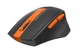 Мышь A4Tech Fstyler FG30 2000dpi Grey+Orange, USB, Wireless - изображение 2