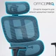 Офісне крісло OfficePro Skyline Footrest OC750-B-DG-DG Black/Dark Gray [167832] - зображення 8