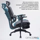 Офісне крісло OfficePro Skyline Footrest OC750-B-DG-DG Black/Dark Gray [167832] - зображення 9