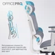 Офисное кресло OfficePro Skyline OC680-W-DG-DG White/Dark Gray [167829] - изображение 10